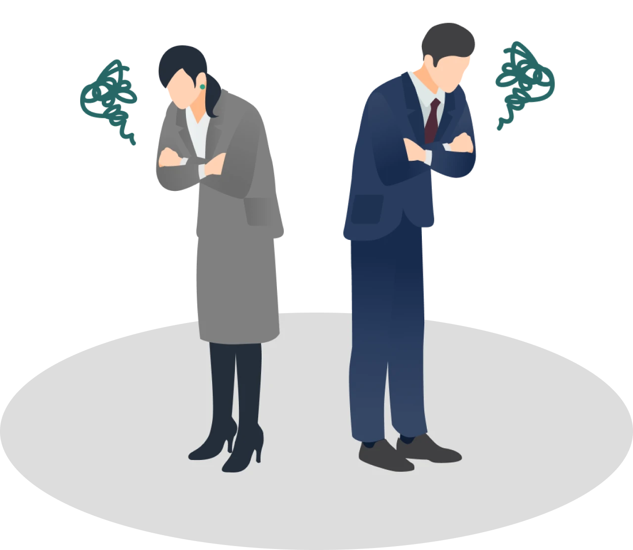 モヤモヤしている投資家